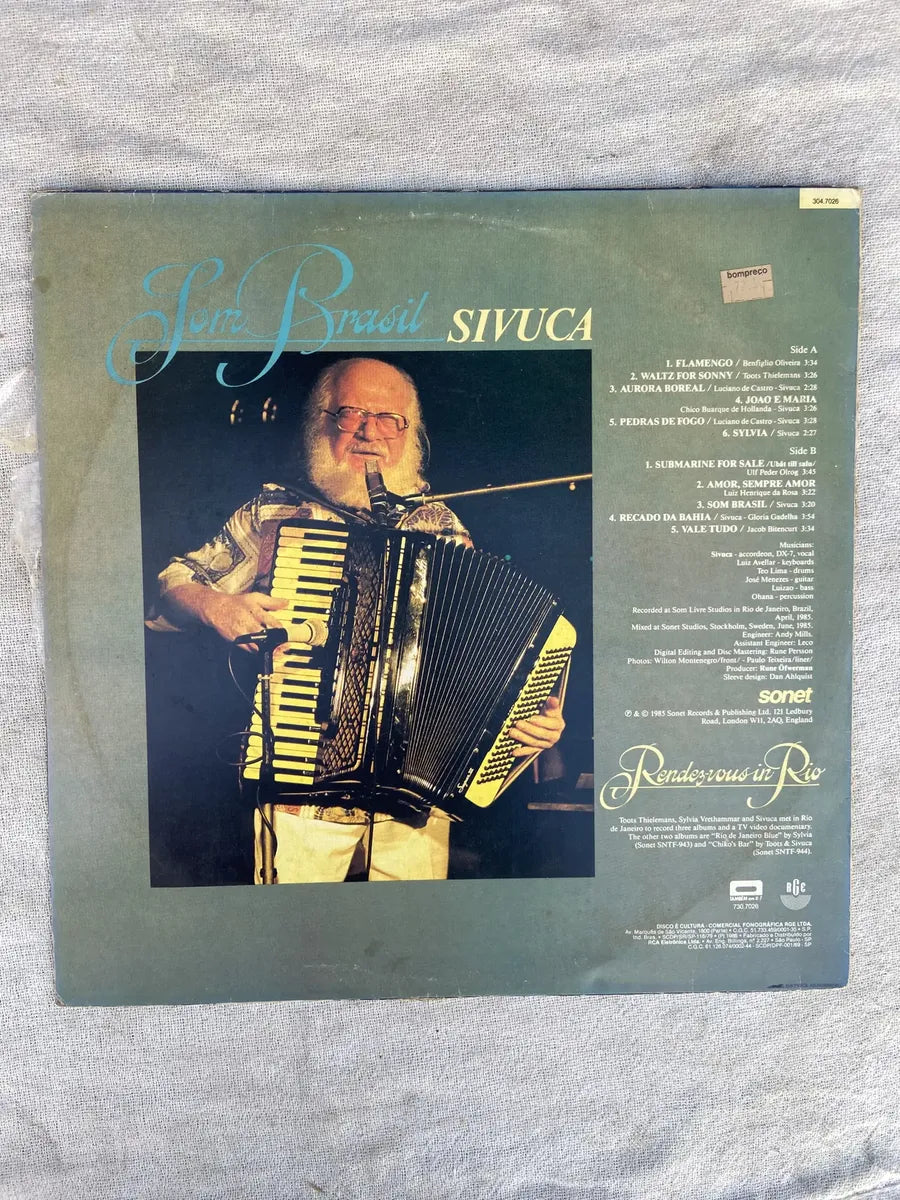 Lp Sivuca Som Brasil 1986 (Usado)