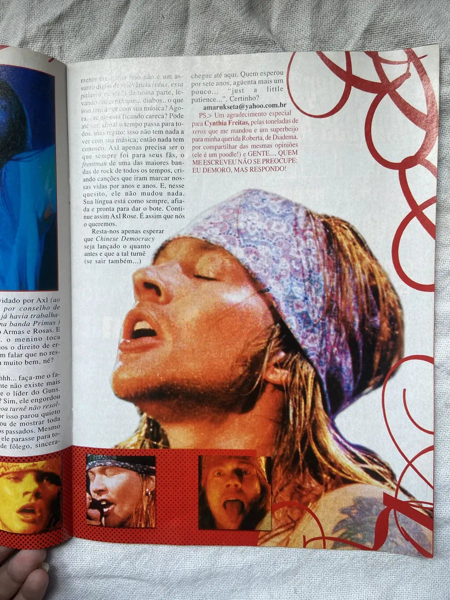 Revista Metal Massacre Guns N Roses Nova Formação N 8 (Usado)