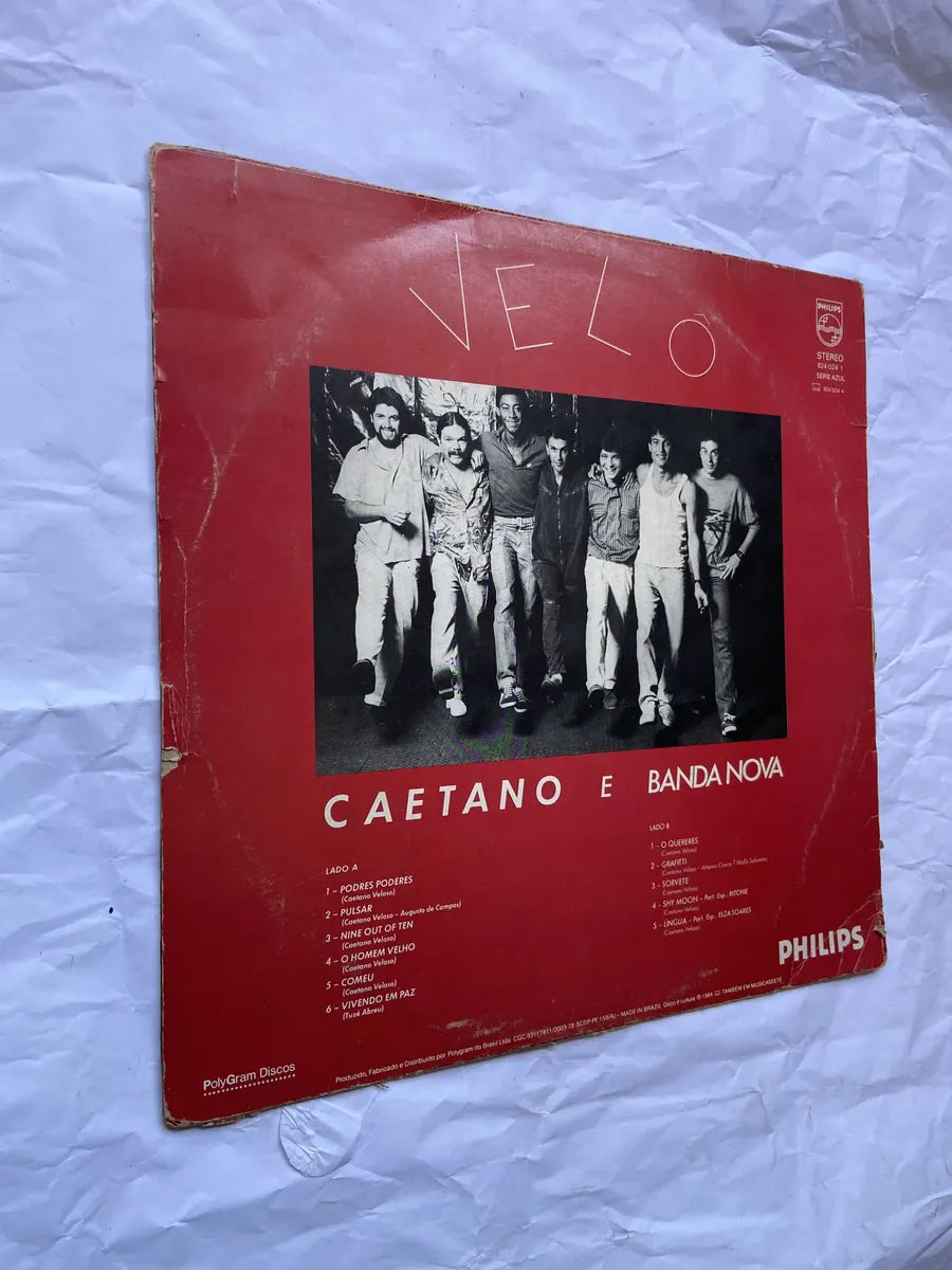 Lp Velo Caetano E Banda Nova 1984 (Usado)