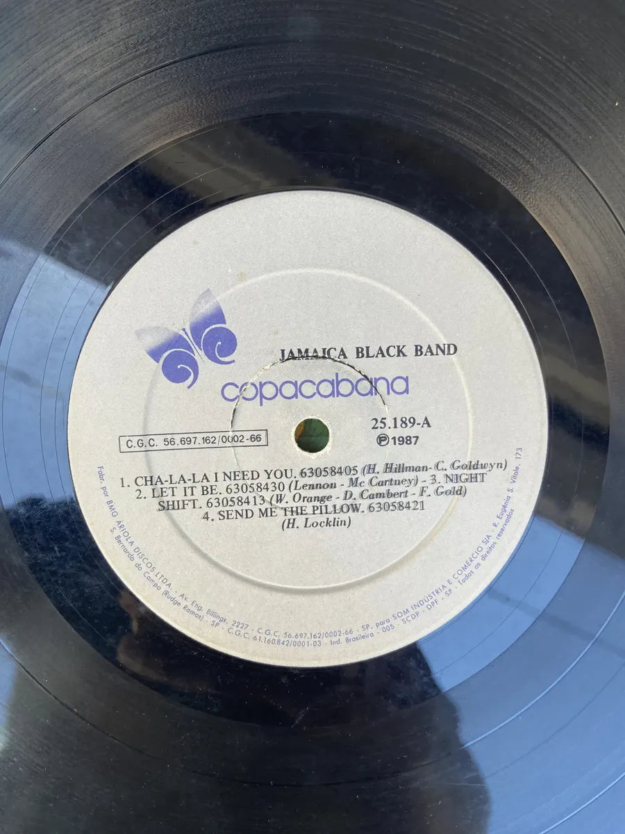 Lp Jamaica Black Band 1987 (Usado)