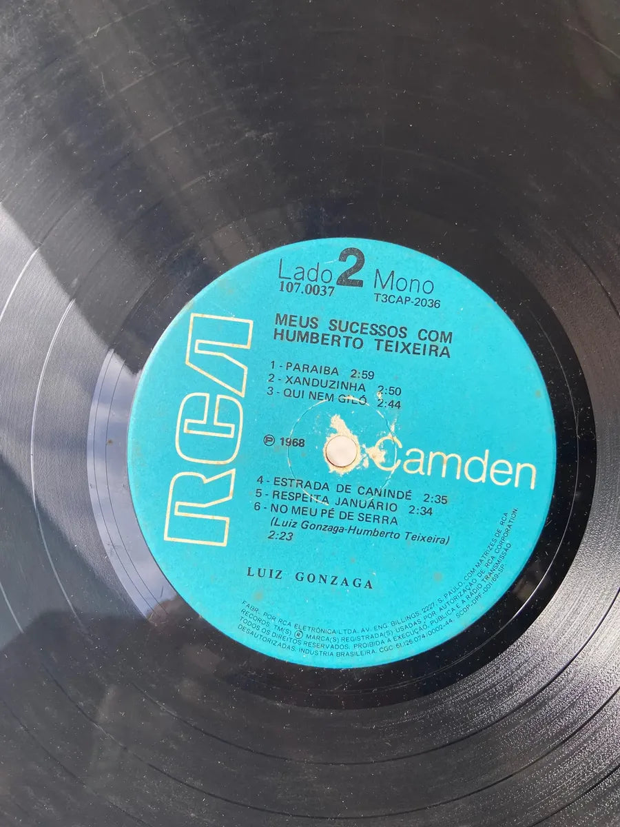 Lp Luiz Gonzaga Meus Sucessos Com Humberto Teixeira 1968 (Usado)