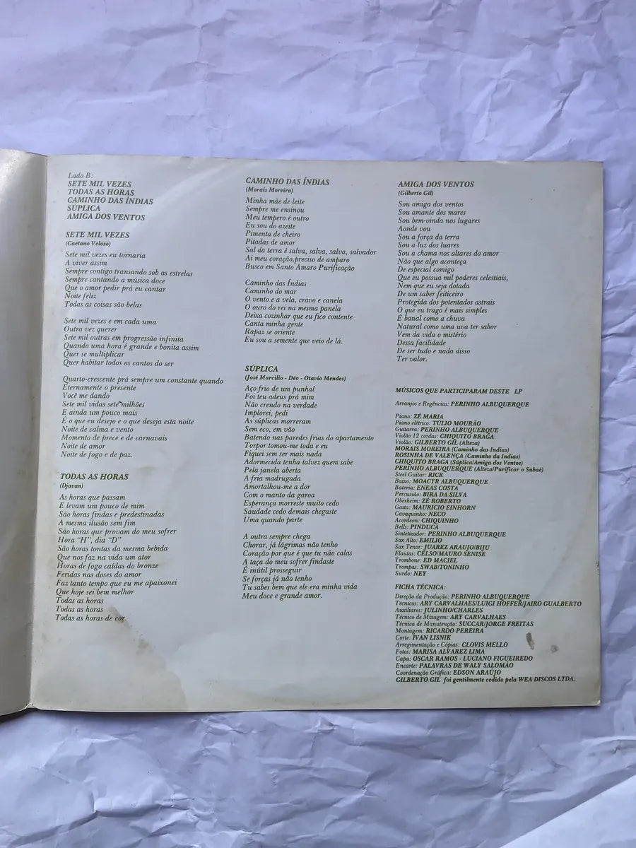 Lp Maria Bethânia Alteza 1981 (Usado)