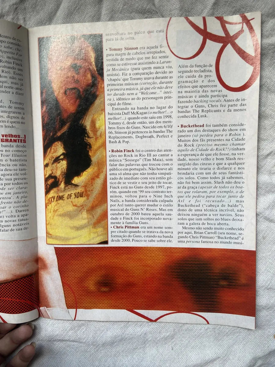 Revista Metal Massacre Guns N Roses Nova Formação N 8 (Usado)