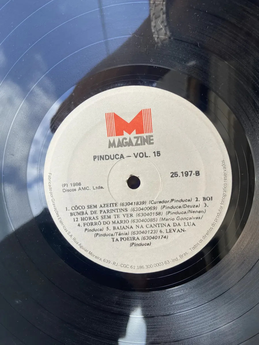 Lp Pinduca Volume 15 Selo Magazine 1986 (Usado)