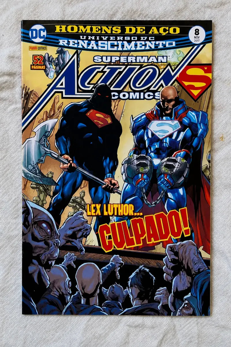Gibi Homens De Aço Superman Action Comic Lex Luthor Culpado (Usado)