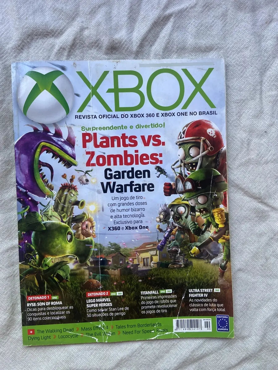 Revista Xbox Plants Vs Zombies Garden Warfare Ano 8 N 90 (Usado)