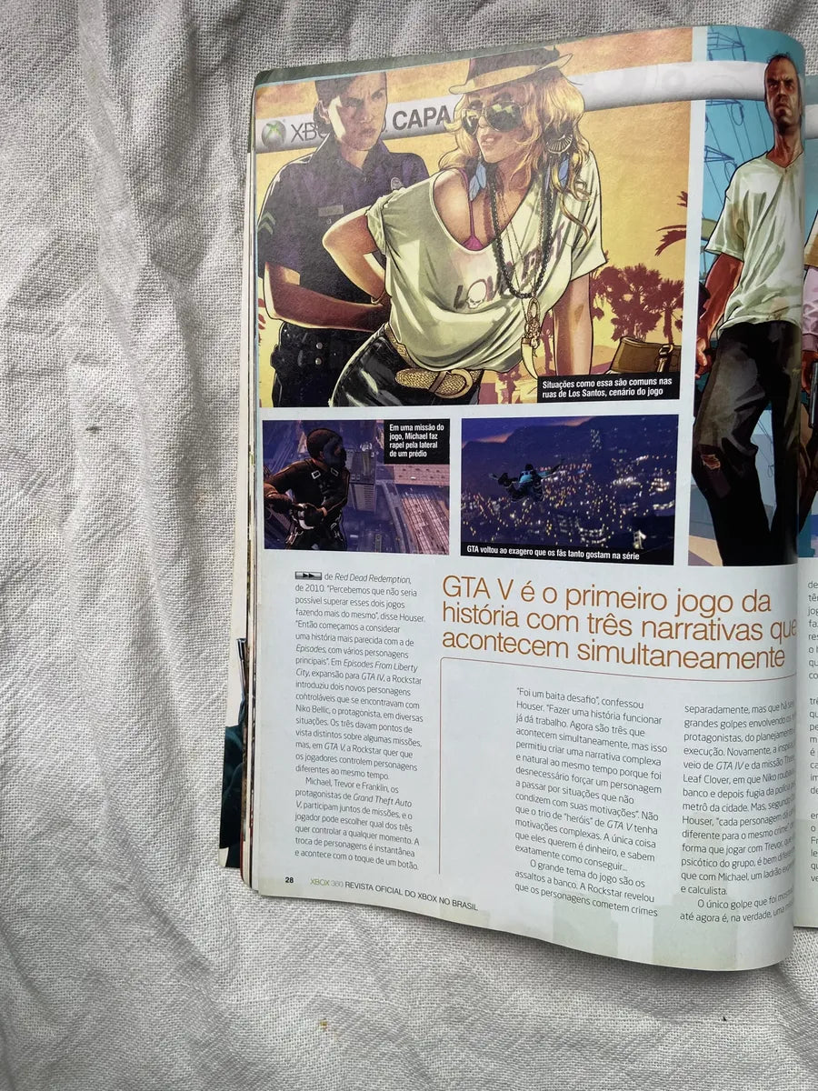 Revista Xbox Grand Theft Auto Five Ano 7 N 75 Janeiro 2013