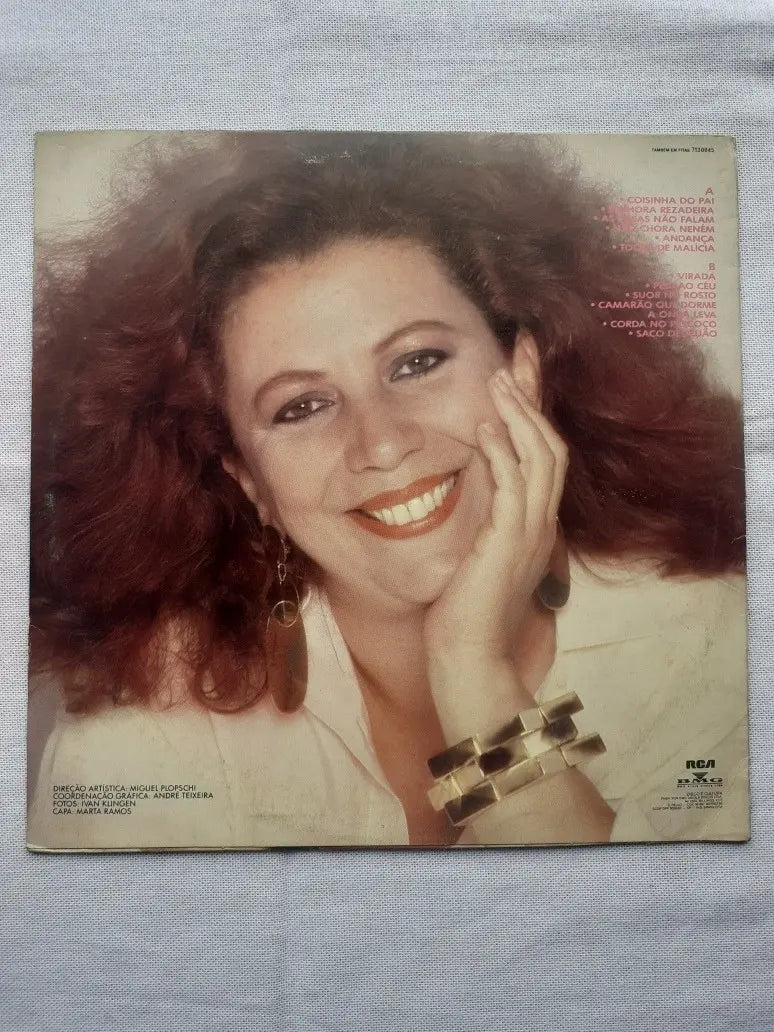 Lp Beth Carvalho Toque De Malícia 1988 Selo Rca (Usado)