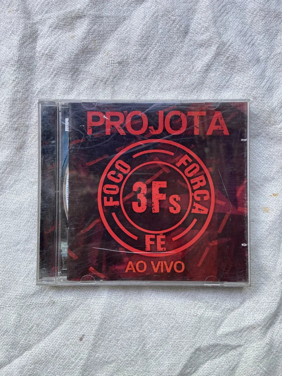 Cd Projota 3 Fs Foco Força Fé Ao Vivo 2016 (Usado)