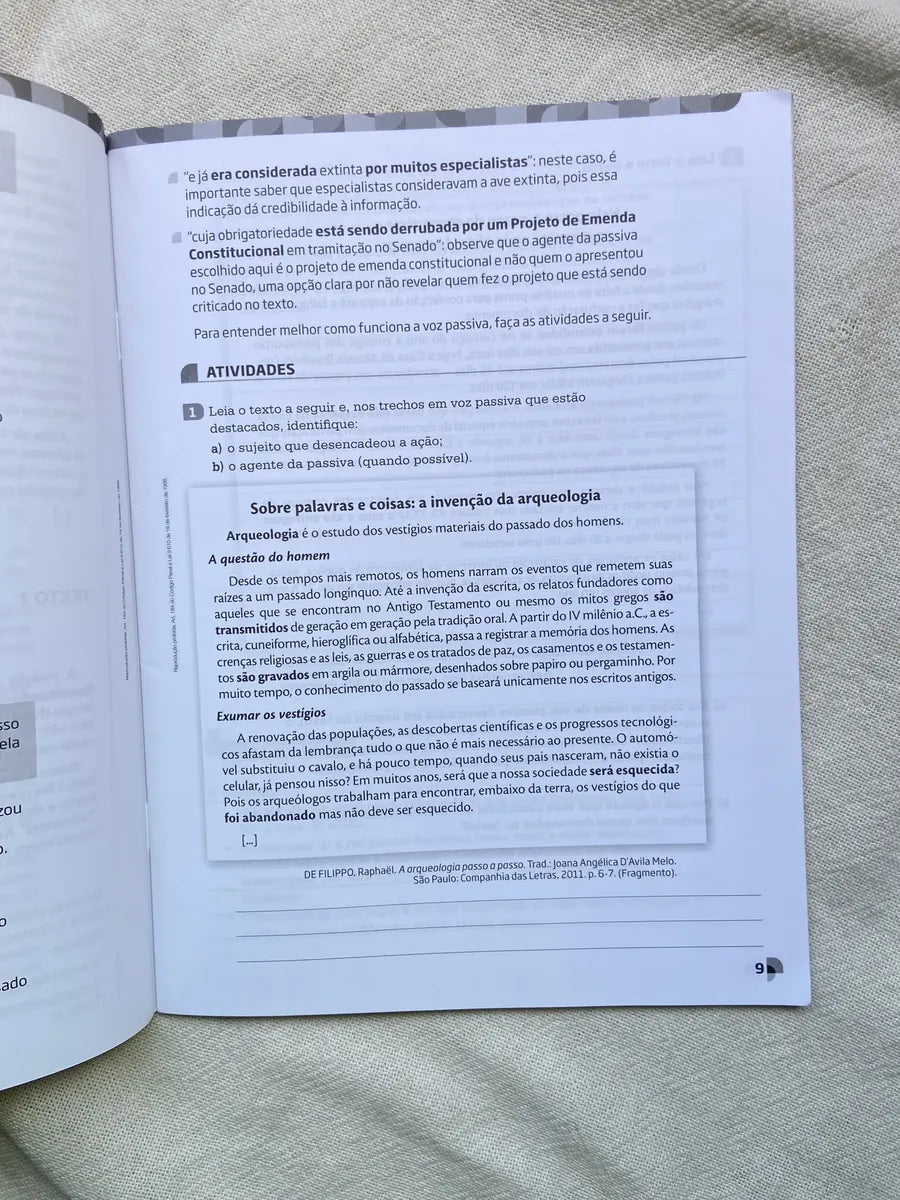 Livro Oficina De Redação 9 Box 2 Livros 5 Edição 2016 (Usado)