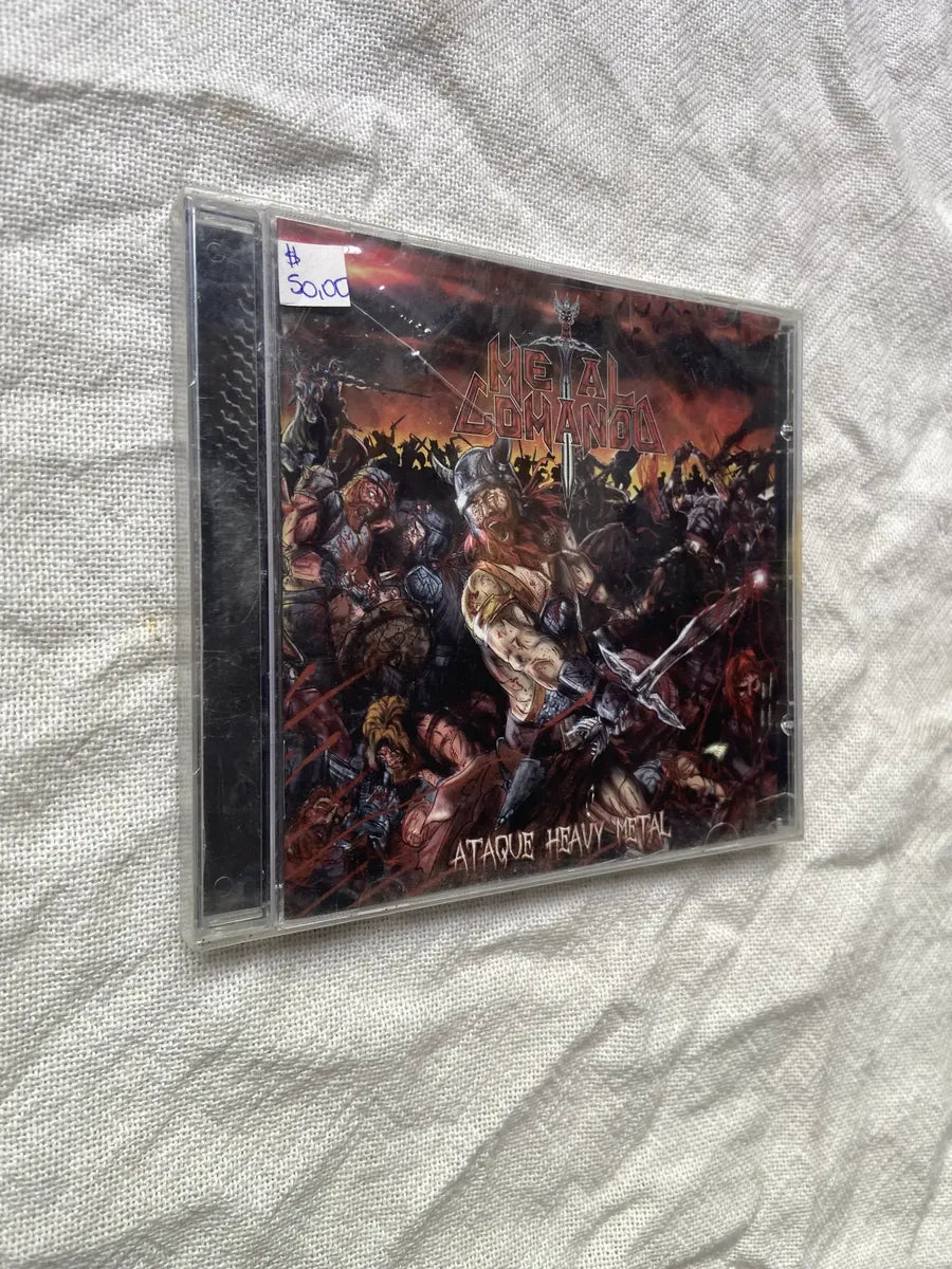 Cd Metal Comando Ataque Heavy Metal Novo