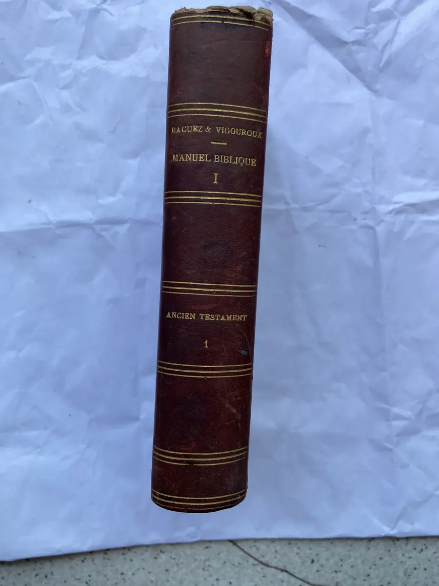 Livro Manuel Biblique Ancien Testament 1901 (Usado)