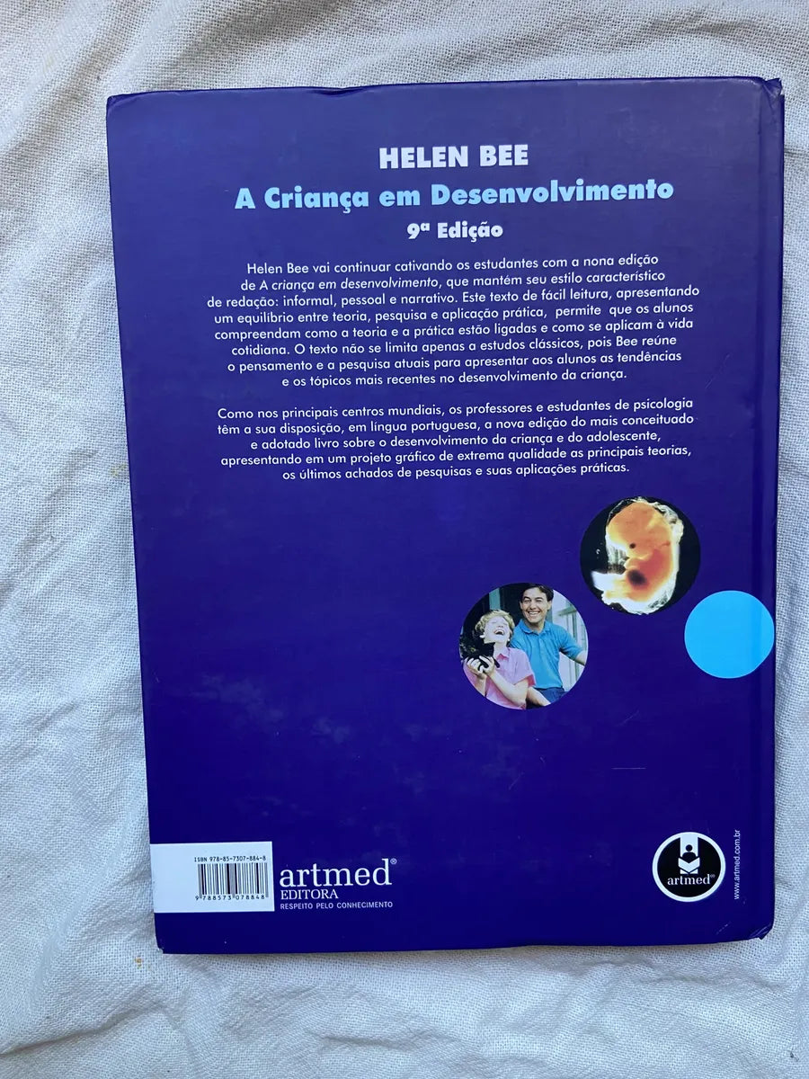 Livro A Criança Em Desenvolvimento Helen Bee 9 Edição 2003 (Usado)