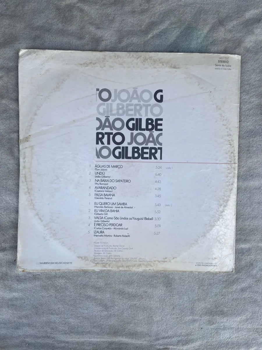 Lp João Gilberto 1973 (Usado)