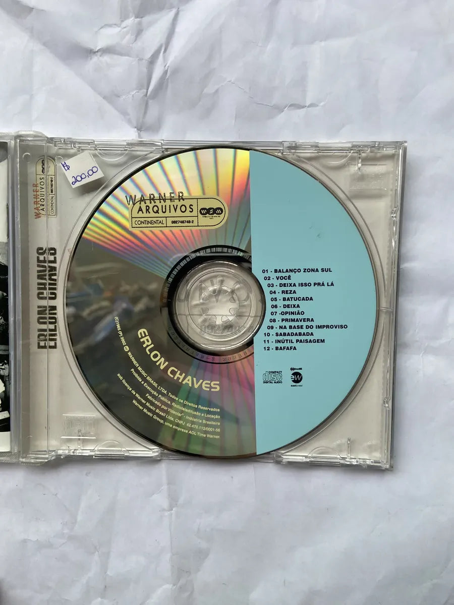 Cd Sabadabada Erlon Chaves 2002 (Usado)