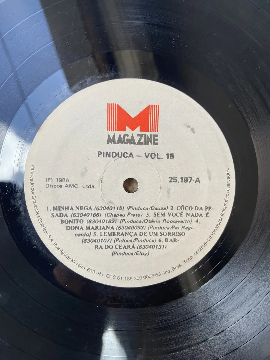 Lp Pinduca Volume 15 Selo Magazine 1986 (Usado)