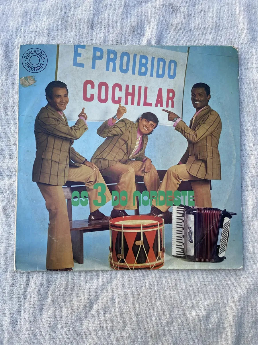 Lp Os 3 Do Nordeste É Proibido Cochilar 1974 (Usado)