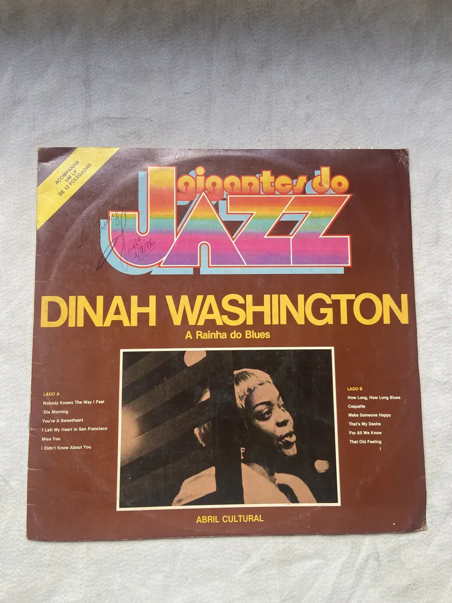 Lp Gigantes Do Jazz Dinah Washington À Rainha Do Blues 1980 (Usado)