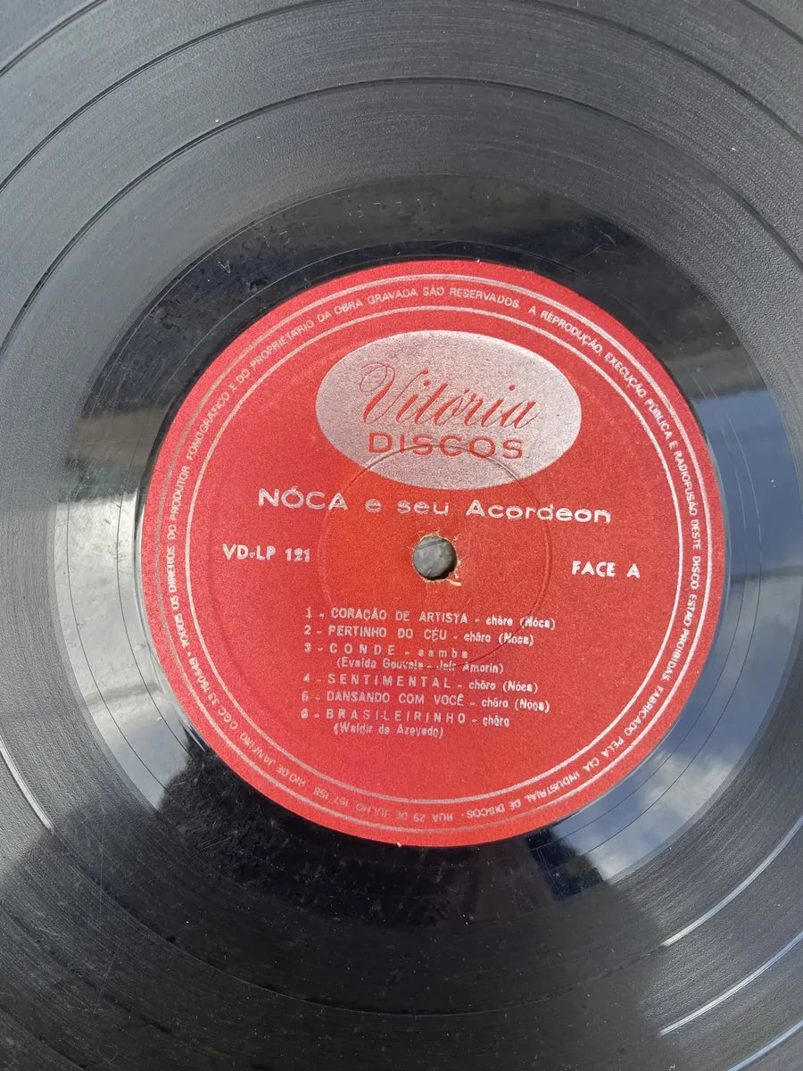 Lp Nóca E Seu Acordeon Selo Vitória Discos (Usado)
