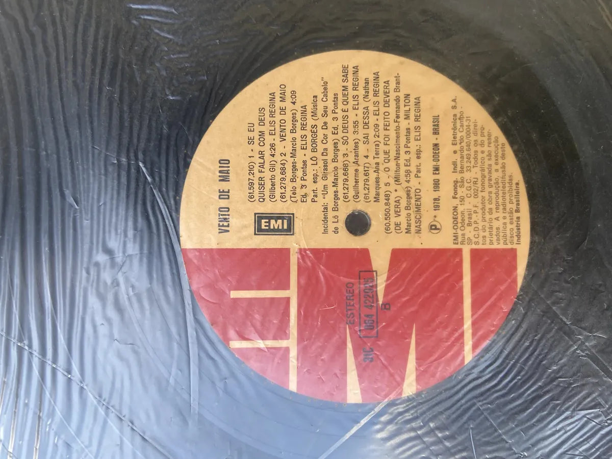 Lp Elis Regina Vento De Maio 1978 (Usado)