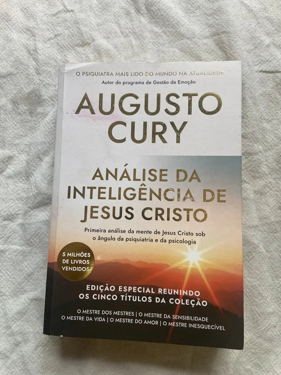 Livro Análise Da Inteligência De Jesus Cristo Augusto Cury (Usado)