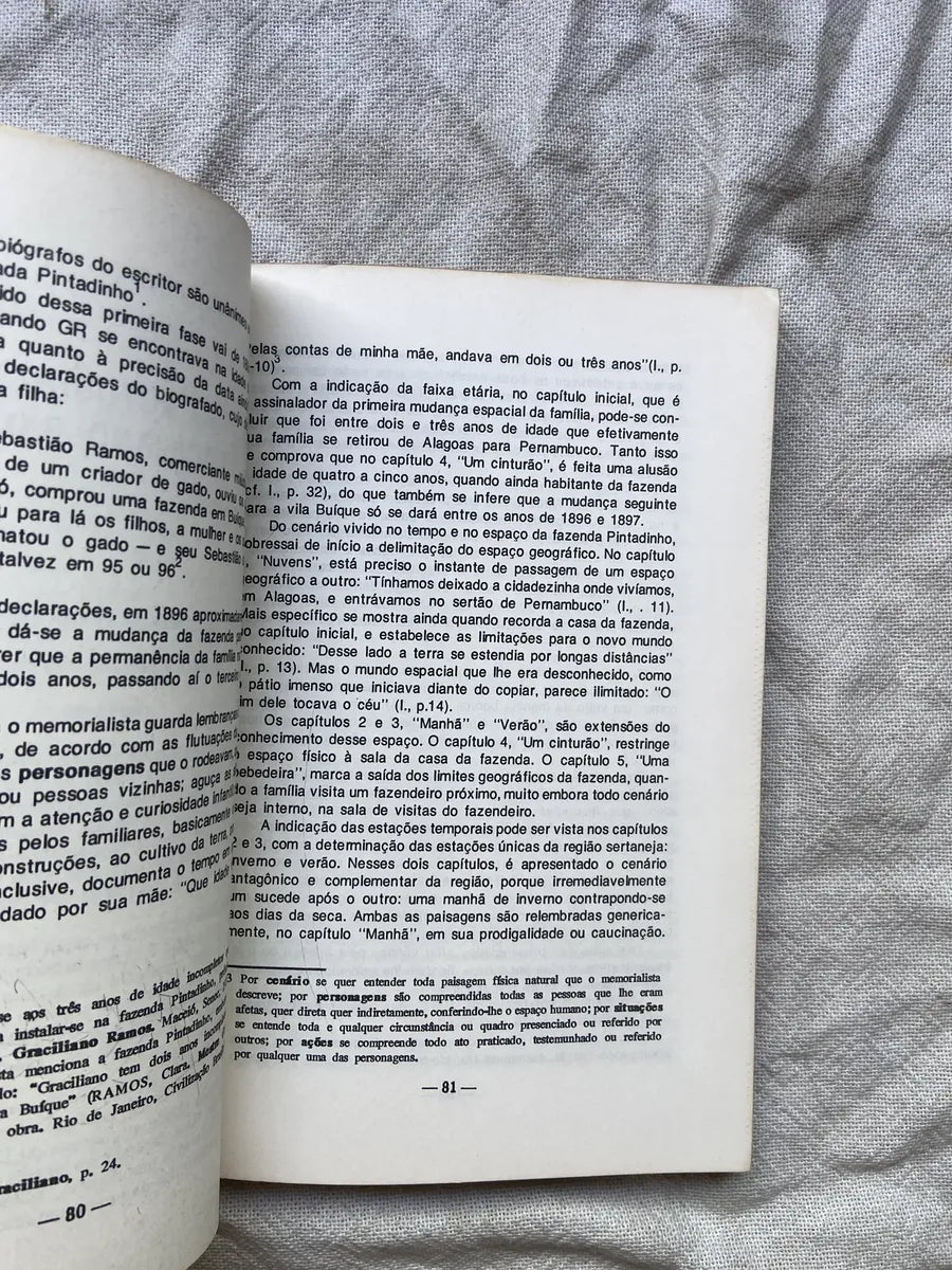 Livro Graciliano Ramos E A Fala Das Memórias 2 Edição 1992 (Usado)