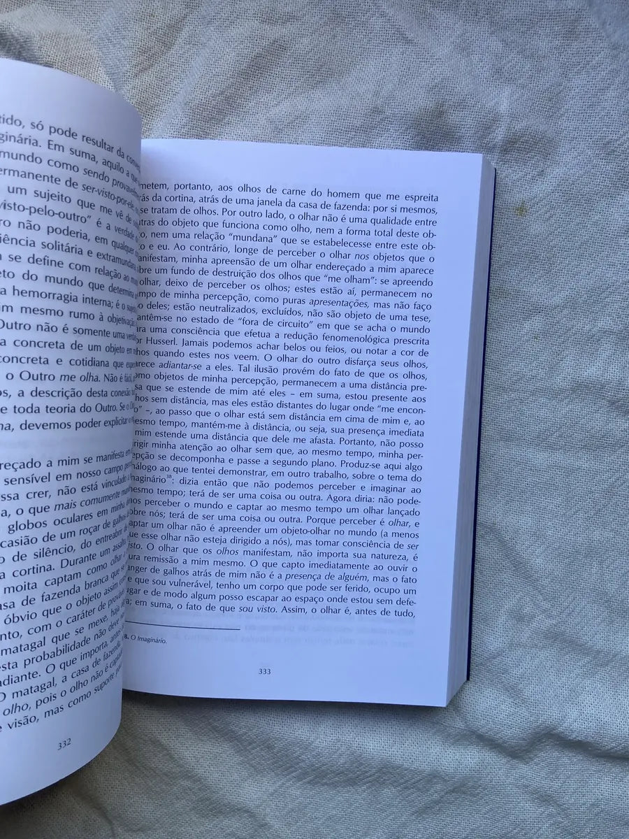 Livro O Ser E O Nada Ensaio De Odontologia Fenomenológica (Usado)