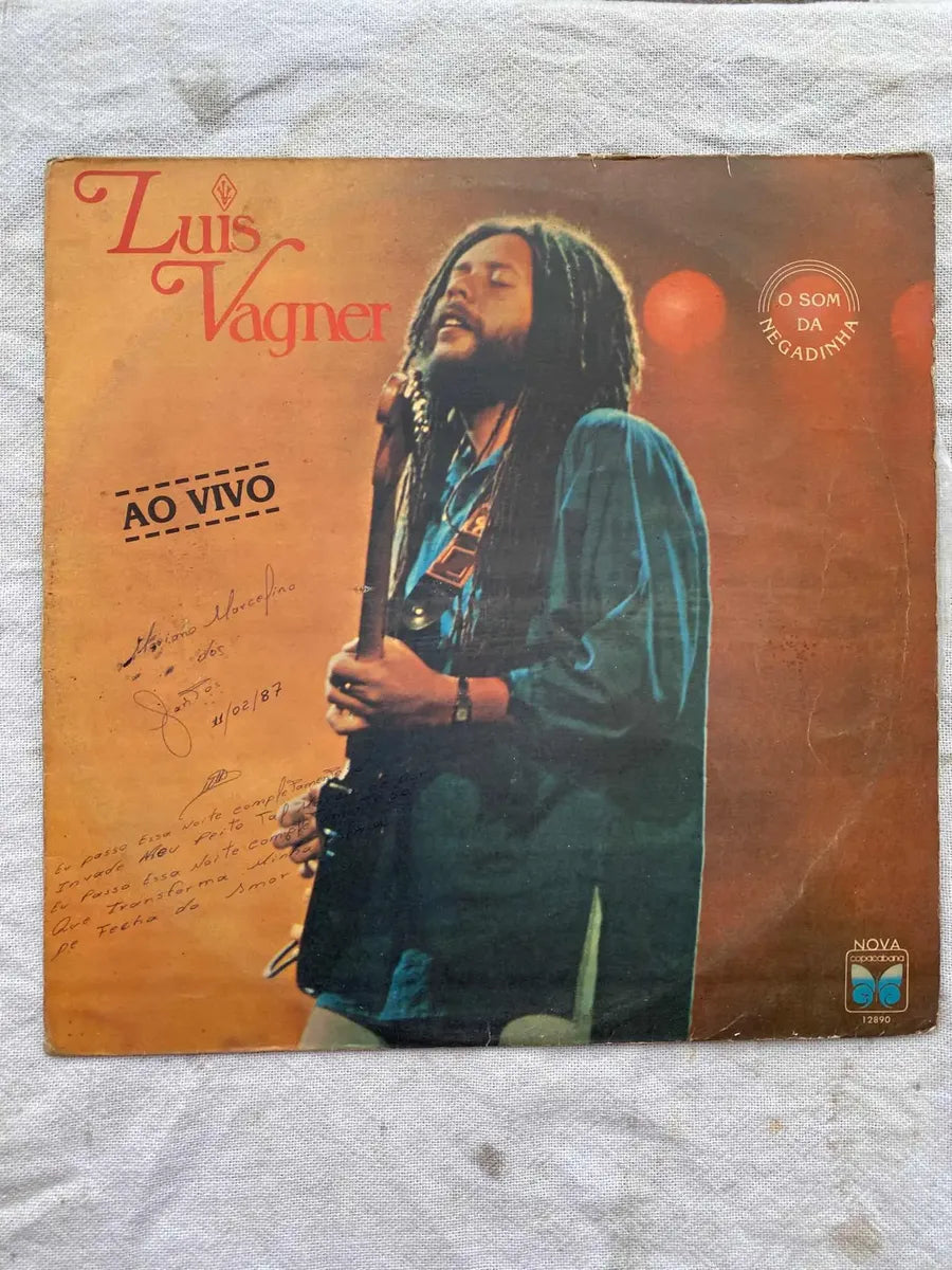 Lp Luis Vagner Ao Vivo O Som Da Negada 1986 Selo Copacabana (Usado)