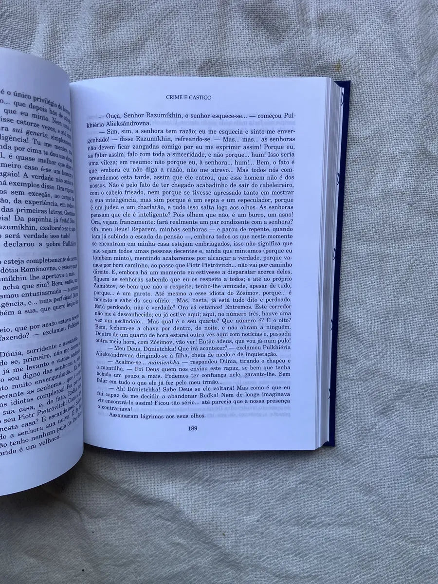 Livro Crime E Castigo Dostoiévski Capa Dura 2003 (Usado)