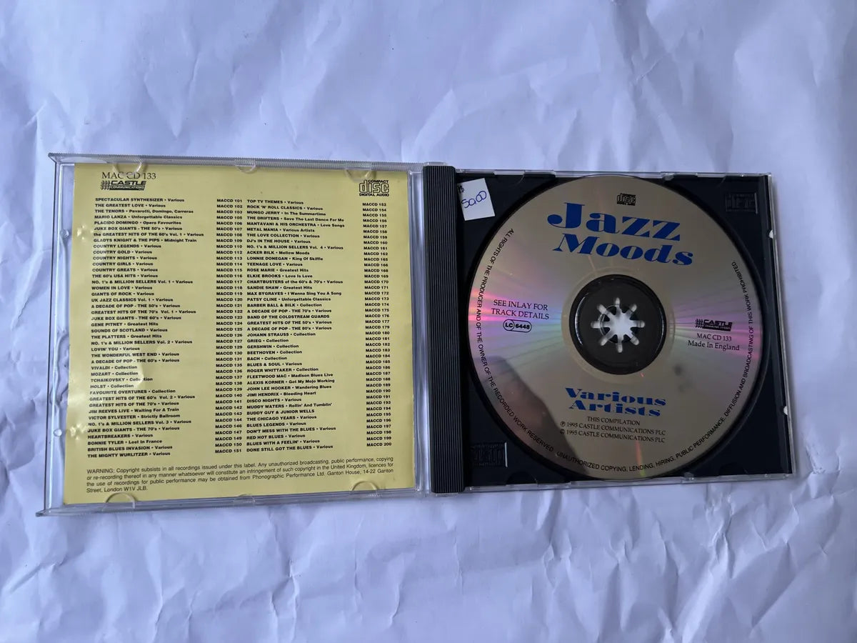 Cd Jazz Moods 12 Classics Jazz Cuts Various Artist Importado (Usado)