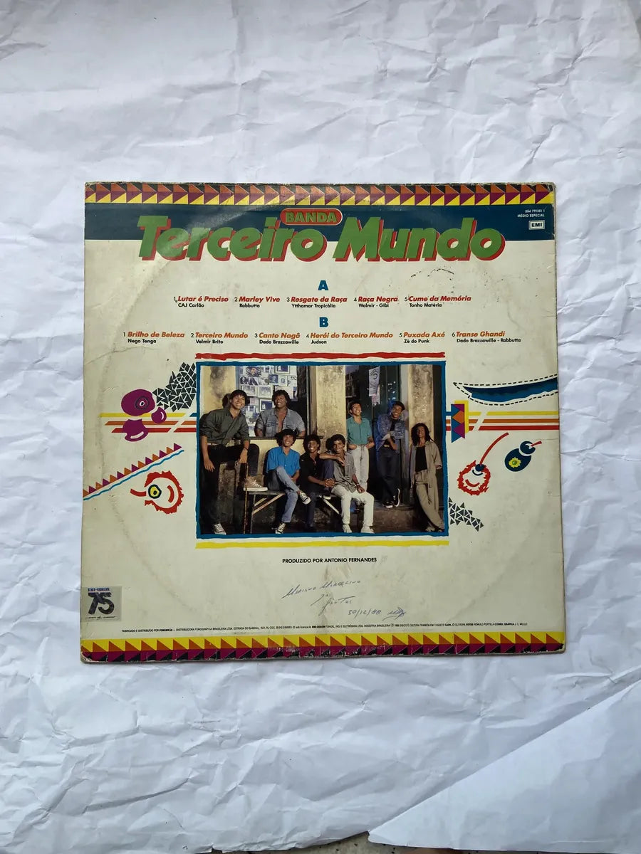 Lp Banda Terceiro Mundo Marley Vive 1988 (Usado)