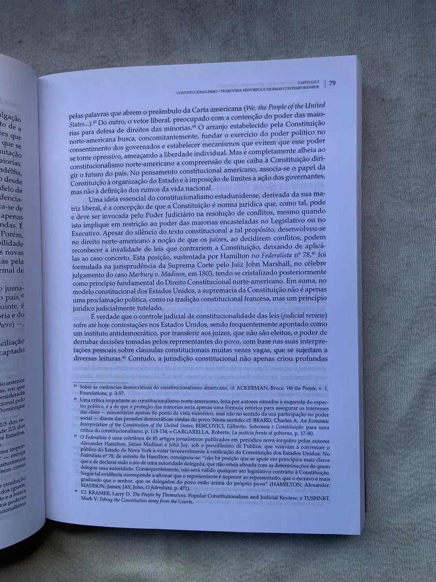Livro Direito Constitucional Teoria História (Usado)