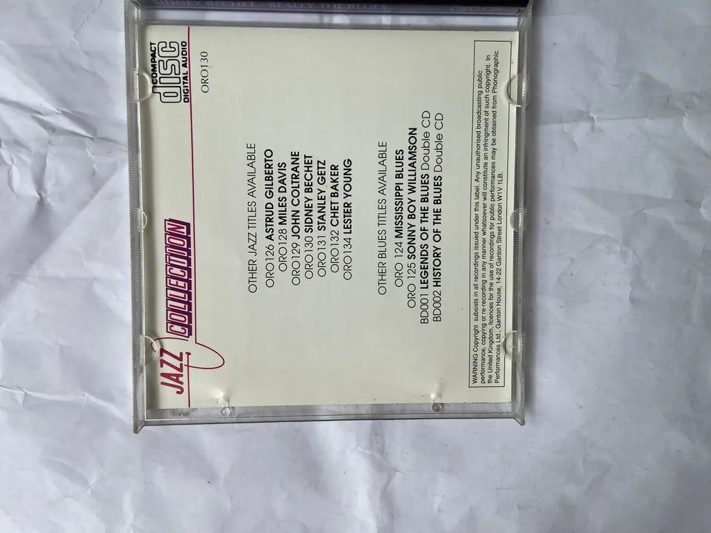 Cd Sidney Bechet Realy The Blues 1991 (Usado)