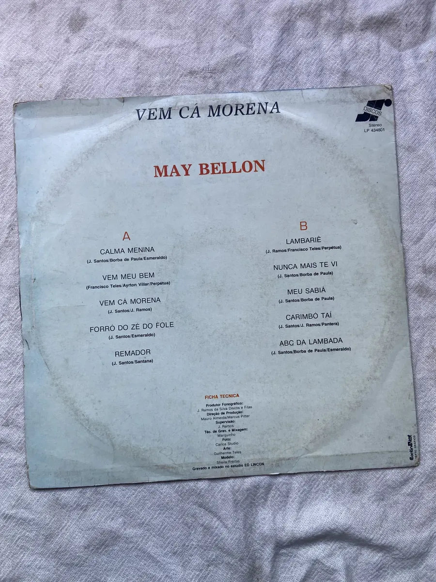 Lp May Bellon Vem Cá Morena (Usado)