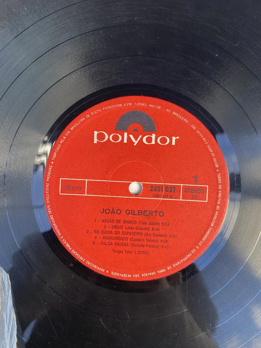 Lp João Gilberto 1973 (Usado)
