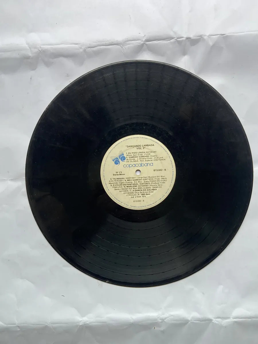 Lp Dançando Lambada Vol 2 De 1990 (Usado)