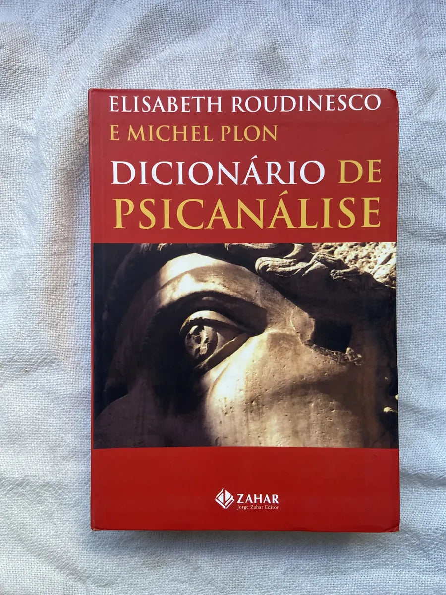 Livro Dicionário De Psicanálise Elisabeth Roudinesco 1998 (Usado)