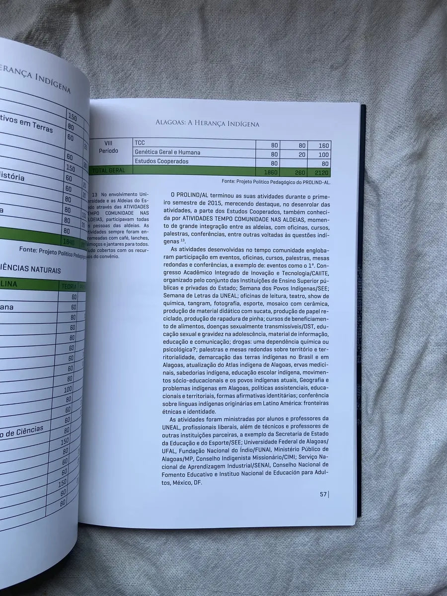 Livro Alagoas A Herança Indígena 2015 (Usado)