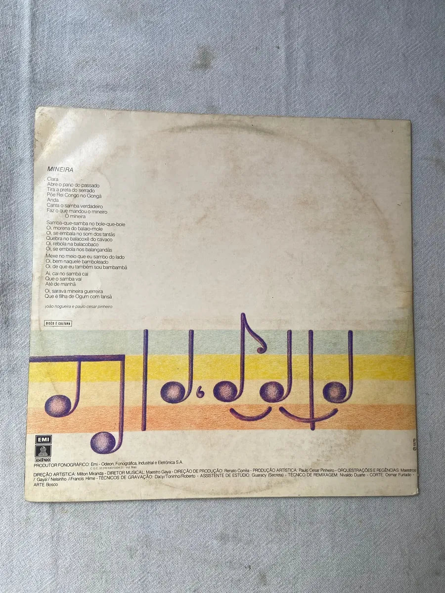 Lp Clara Nunes Canto Das Três Raças 1976 (Usado)