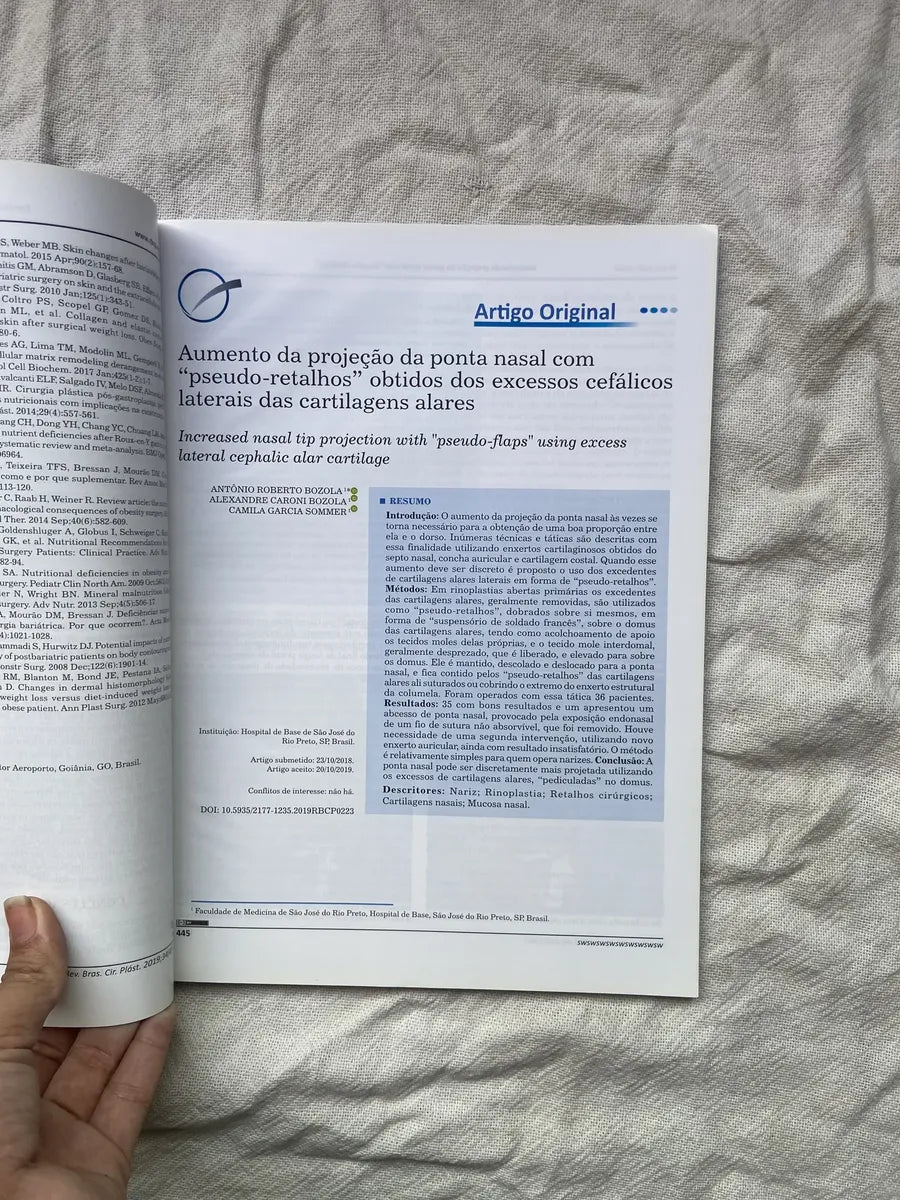 Revista Brasileira De Cirurgia Plástica Volume 34 Número 4 outubro dezembro 2019 (Usado)