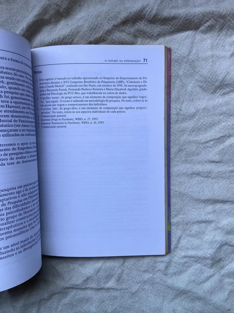 Livro O Futuro Da Integração Desenvolvimentos (Usado)