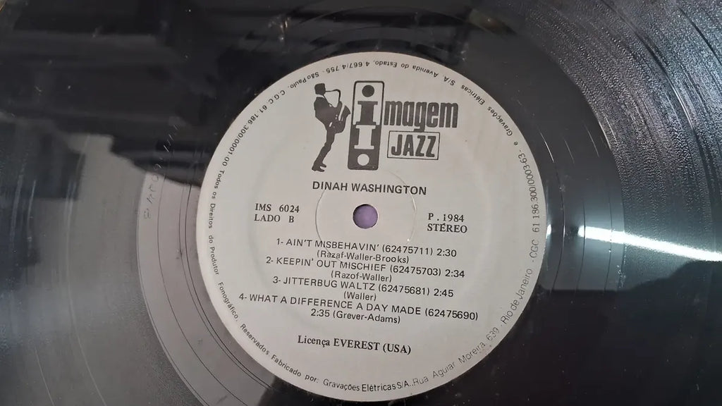 Lp Dinah Washington 1984 I Cried For You Selo Imagem (Usado)