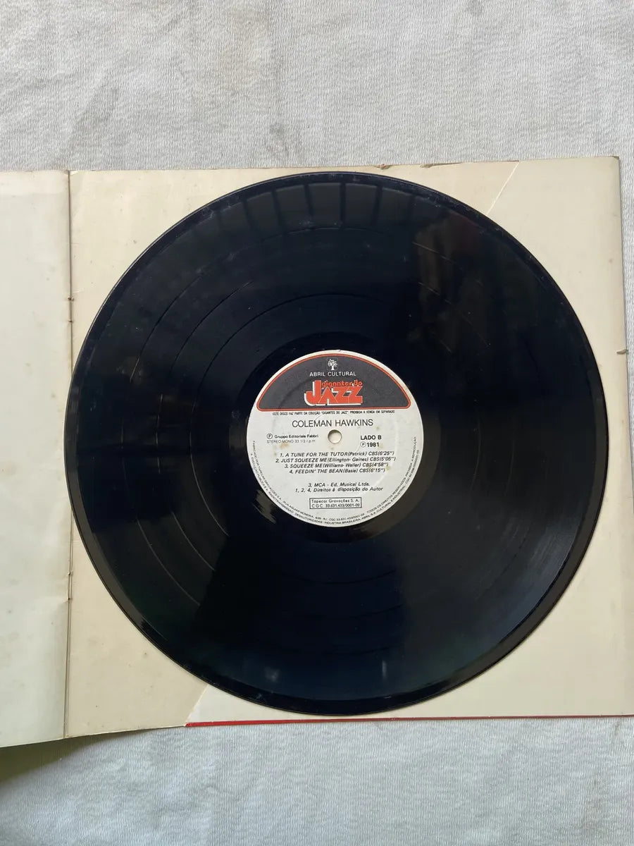 Lp Gigantes Do Jazz Coleman Hawkins 1981 (Usado)