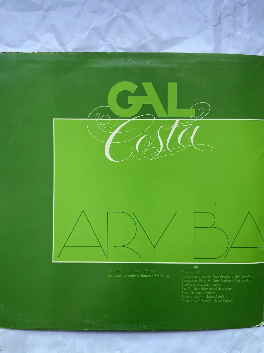 Lp Gal Costa Aquarela Do Brasil 1985 (Usado)