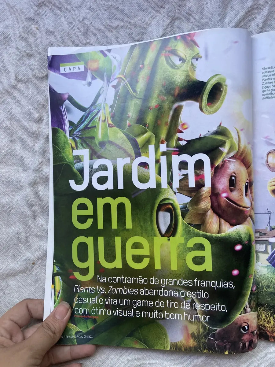Revista Xbox Plants Vs Zombies Garden Warfare Ano 8 N 90 (Usado)