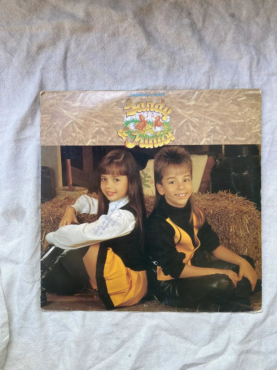 Lp Sandy E Júnior Sábado A Noite 1992 (Usado)