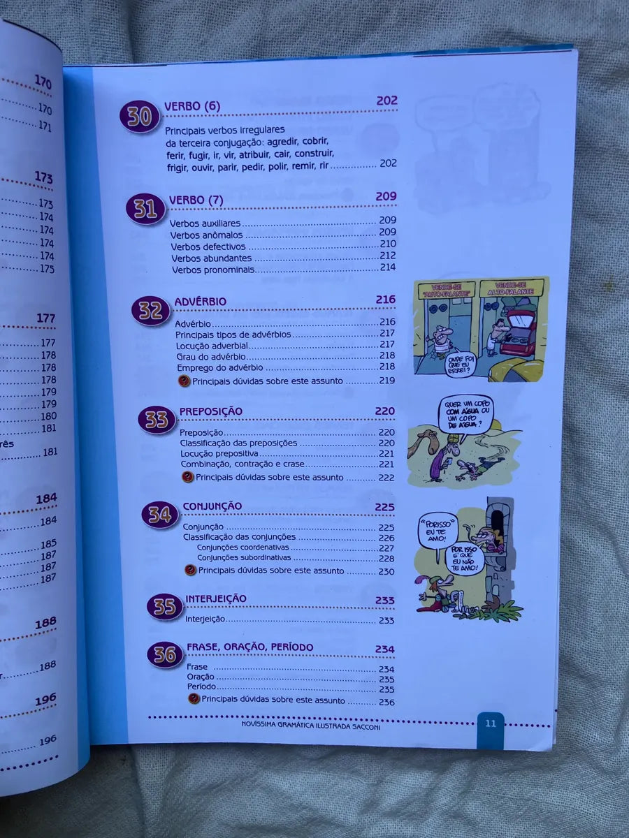 Livro Novíssima Gramática Ilustrada Sacconi 2008 (Usado)