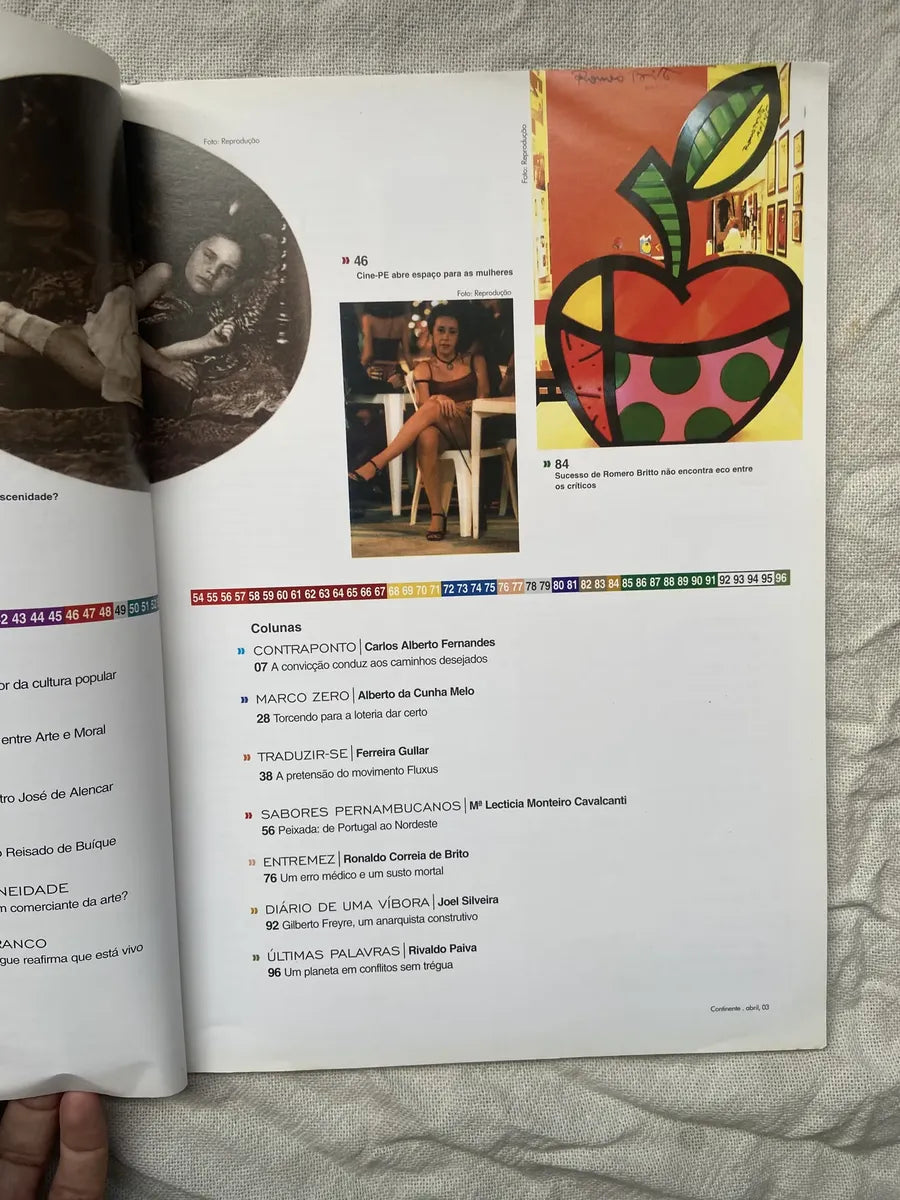 Revista Continente Multicultural Arte Perigosa Ano 3 N 28 (Usado)