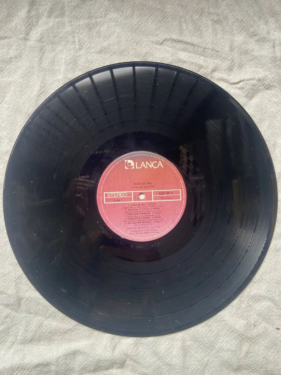 Lp Carlos Moura Rosa De Sol 1982 (Usado)
