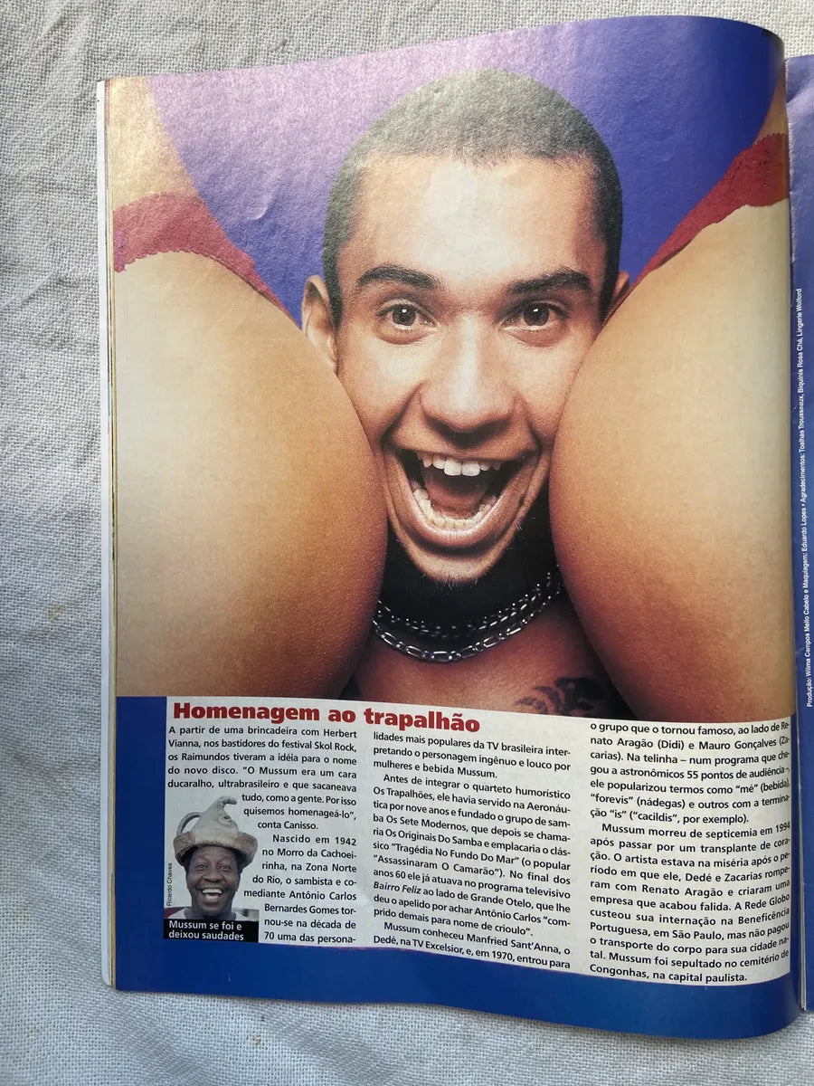 Revista Show Bizz Ano 15 Número 6 Edição 167 Julho 1999 (Usado)